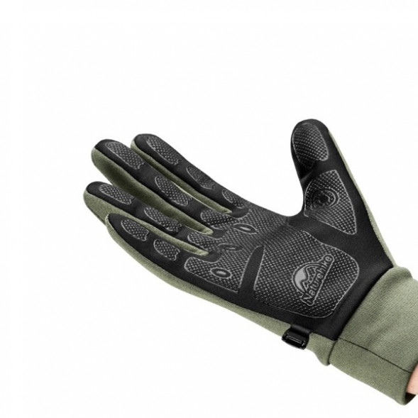 Перчатки сенсорные спортивные Naturehike Outdoor Full Touch GL10 (серый, L) в Тамбове