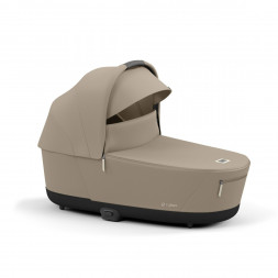 Коляска 2 в 1 Cybex Priam IV Cozy Beige, шасси Rosegold