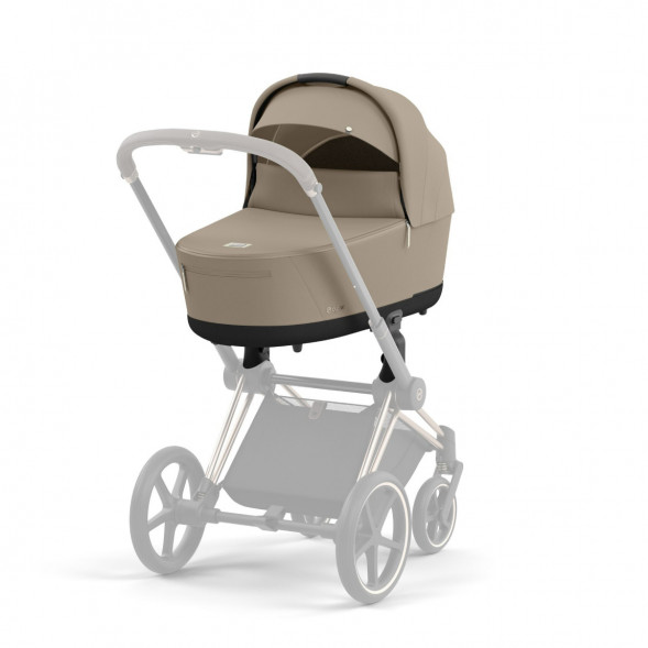 Коляска 2 в 1 Cybex Priam IV Cozy Beige, шасси Rosegold в Тамбове