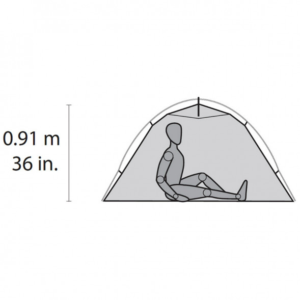 Палатка MSR Hubba NX Solo V6, Green в Тамбове