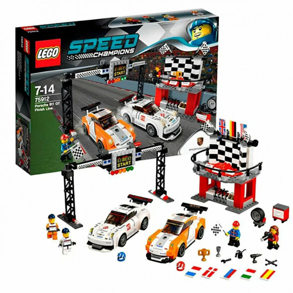 Конструктор LEGO Speed Champions 75912 Финишная линия гонки Porsche 911 GT в Тамбове