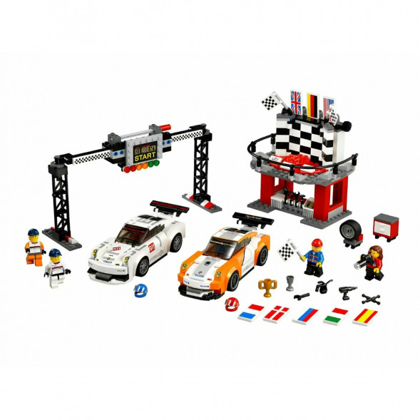 Конструктор LEGO Speed Champions 75912 Финишная линия гонки Porsche 911 GT в Тамбове