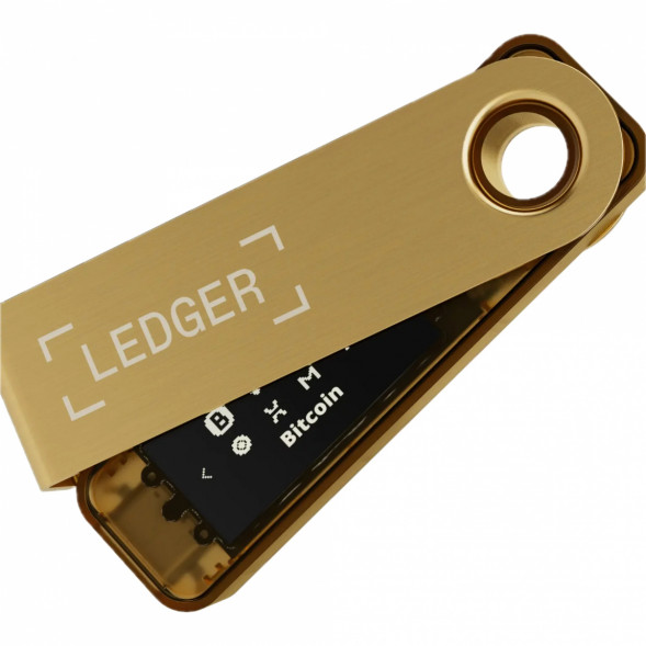 Криптокошелек Ledger Nano S Plus 1 шт., золотой в Тамбове