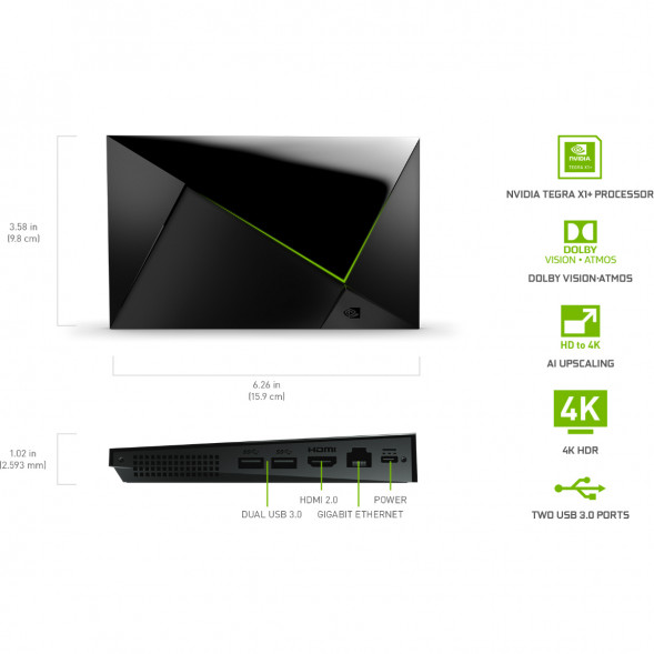 ТВ-приставка NVIDIA SHIELD TV PRO, черный в Тамбове