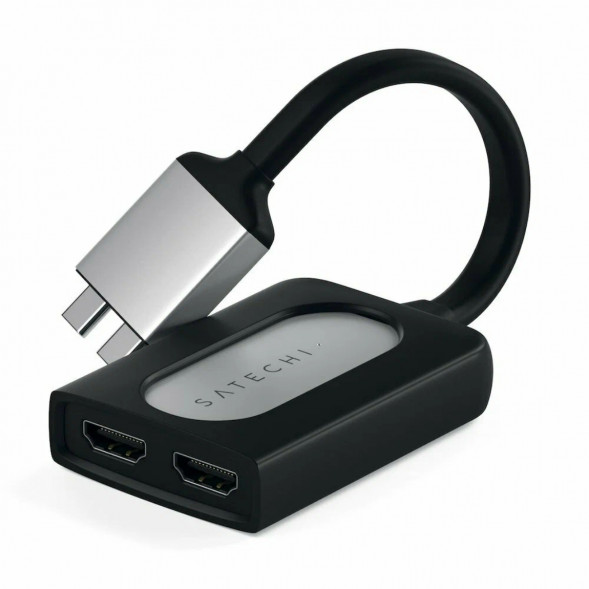 Адаптер Satechi USB-C Dual 4K HDMI Adapter (2xHDMI, USB Type-C) в Тамбове