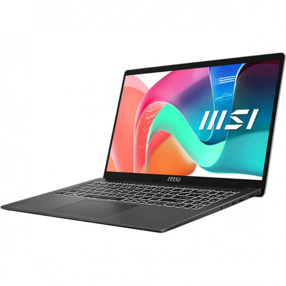 Ноутбук MSI Modern 15 F1MXG-1280RU (15.6&amp;quot;, IPS, Intel Core 7 150U, 10 ядер, 16 ГБ DDR5, SSD 512 ГБ, Intel Iris Xe Graphics, Windows 11), чёрный в Тамбове