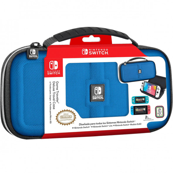 Чехол BIG BEN Deluxe для Nintendo Switch/OLED/Lite, синий в Тамбове