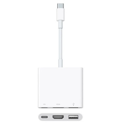 Адаптер Apple USB-C Digital AV Multiport Adapter, бел, MUF82ZM/A в Тамбове