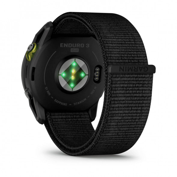 Умные часы Garmin Enduro 3 51mm Black с нейлоновым ремешком UltraFit 010-02751-01 в Тамбове