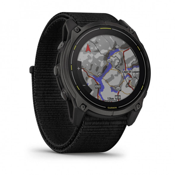 Умные часы Garmin Enduro 3 51mm Black с нейлоновым ремешком UltraFit 010-02751-01 в Тамбове