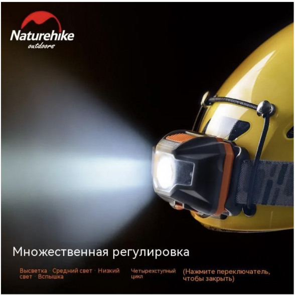 Налобный фонарь Naturehike TD-02, голубой в Тамбове