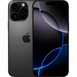 Смартфон Apple iPhone 16 Pro Max (nano SIM+eSIM) 256ГБ, Black Titanium