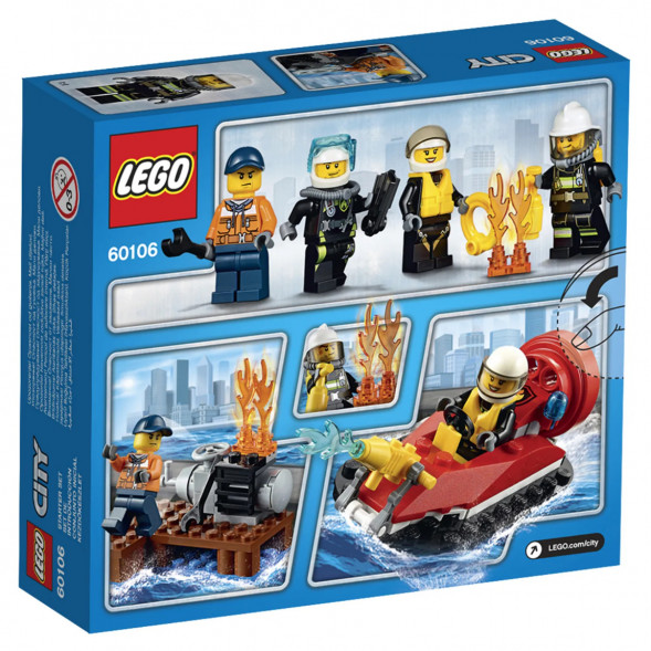 Конструктор LEGO City Fire 60106 Пожарная охрана в Тамбове