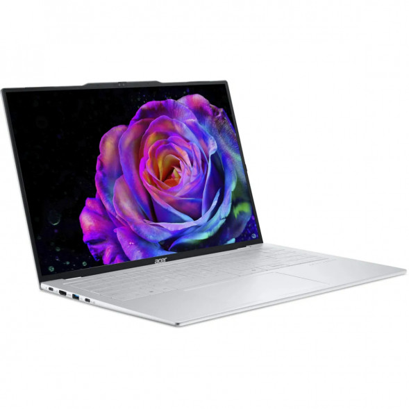 Ноутбук Acer Swift Air 16 SFA16-61M-R721 (16&amp;quot;, OLED, AMD Ryzen AI 7 350 2ГГц, 8 ядер, 16ГБ LPDDR5, 1ТБ SSD, AMD Radeon 860M, без ОС), серебристый в Тамбове