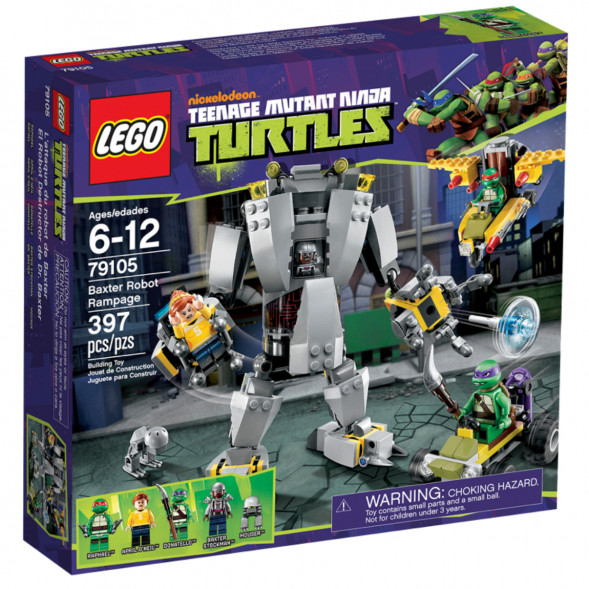 Конструктор LEGO Teenage Mutant Ninja Turtle 79105 Нападение робота Бакстера в Тамбове