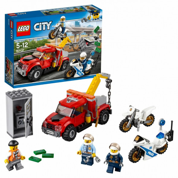Конструктор LEGO City Police 60137 Побег на буксировщике в Тамбове