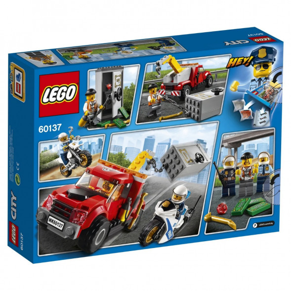 Конструктор LEGO City Police 60137 Побег на буксировщике в Тамбове