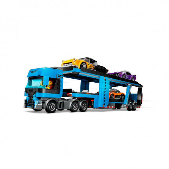 Конструктор LEGO City 60408 Грузовик-автовоз со спортивными автомобилями в Тамбове