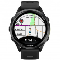 Умные часы Garmin Forerunner 970 Carbon Gray DLC Titanium ремешок Black/Translucent Whitestone 010-02969-10