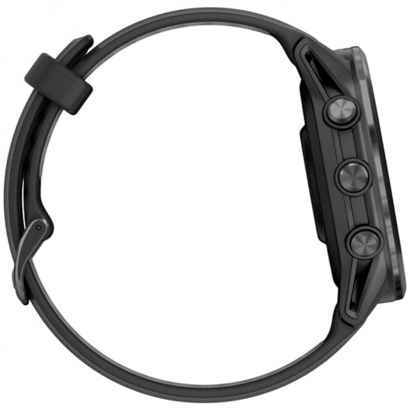 Умные часы Garmin Forerunner 970 Carbon Gray DLC Titanium ремешок Black/Translucent Whitestone 010-02969-10 в Тамбове