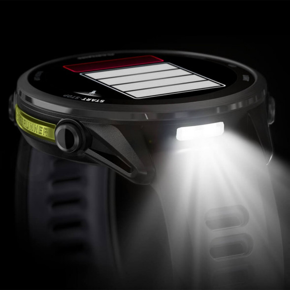 Умные часы Garmin Forerunner 970 Carbon Gray DLC Titanium ремешок Black/Translucent Whitestone 010-02969-10 в Тамбове