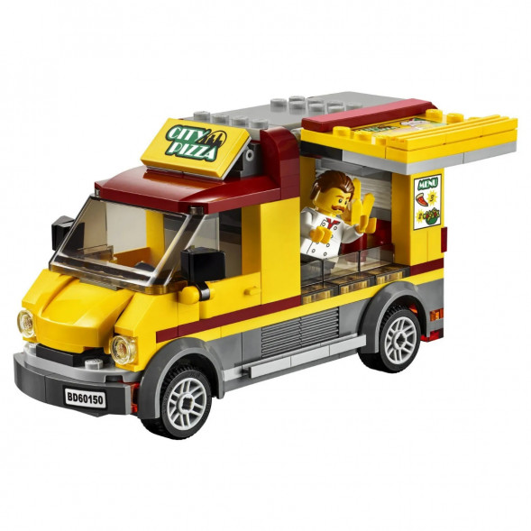Конструктор LEGO City Great Vehicles 60150 Фургон-пиццерия в Тамбове