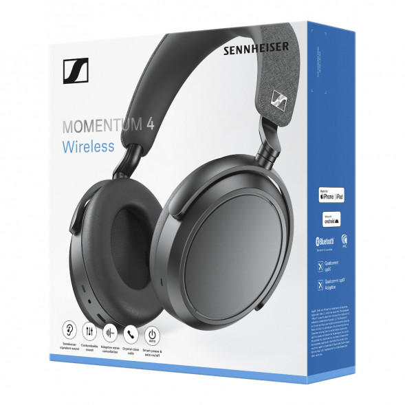 Беспроводные наушники Sennheiser Momentum 4 Wireless, Graphite в Тамбове
