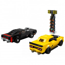 Конструктор LEGO Speed Champions 75893 2018 Dodge Challenger SRT Demon и 1970 Dodge Charger R/T