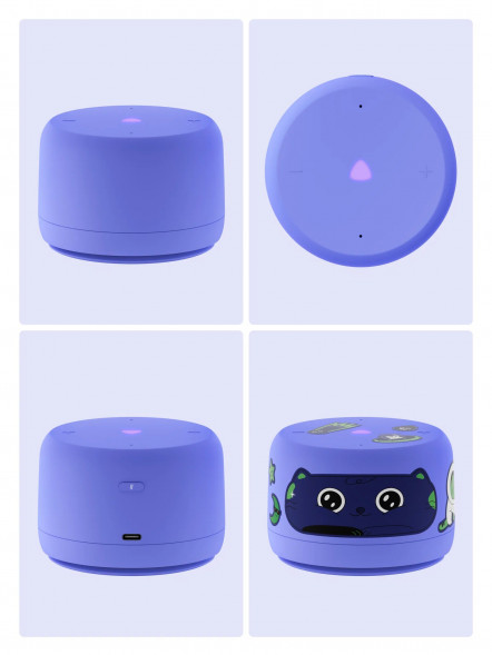 Умная колонка Яндекс Станция Лайт 2 с Алисой на YaGPT (без часов), фиолетовая в Тамбове