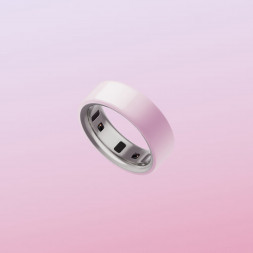 Умное кольцо Oura Ring 4 Ceramic (размер 9), Розовый/Petal