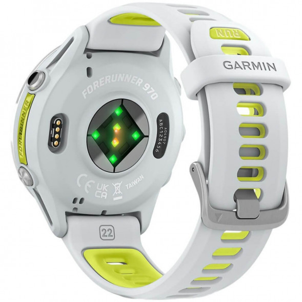 Умные часы Garmin Forerunner 970 Titanium Whitestone/Translucent Amp Yellow Band 010-02969-11 в Тамбове