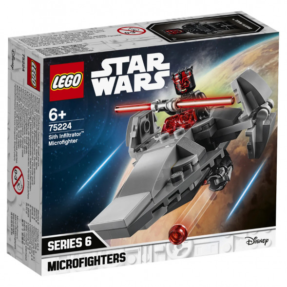 Конструктор LEGO Star Wars 75224 Микрофайтеры Корабль-лазутчик ситхов в Тамбове