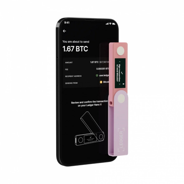 Аппаратный криптокошелек Ledger Nano X, Pastel Pink в Тамбове