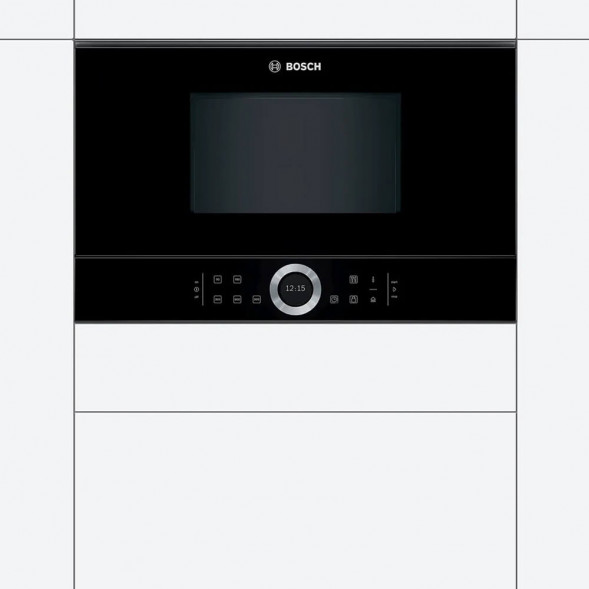 Встраиваемая микроволновая печь Bosch BFR634GB1, черный в Тамбове