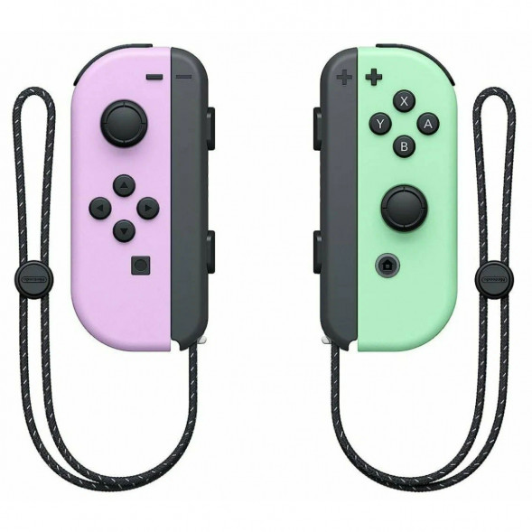 Геймпад Nintendo Switch Joy-Con controllers Duo, пастельный пурпурный / пастельный зеленый в Тамбове