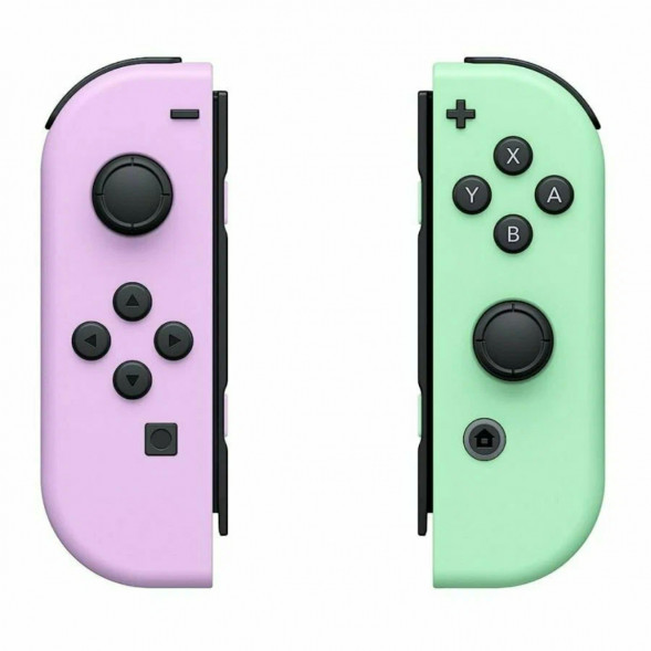 Геймпад Nintendo Switch Joy-Con controllers Duo, пастельный пурпурный / пастельный зеленый в Тамбове