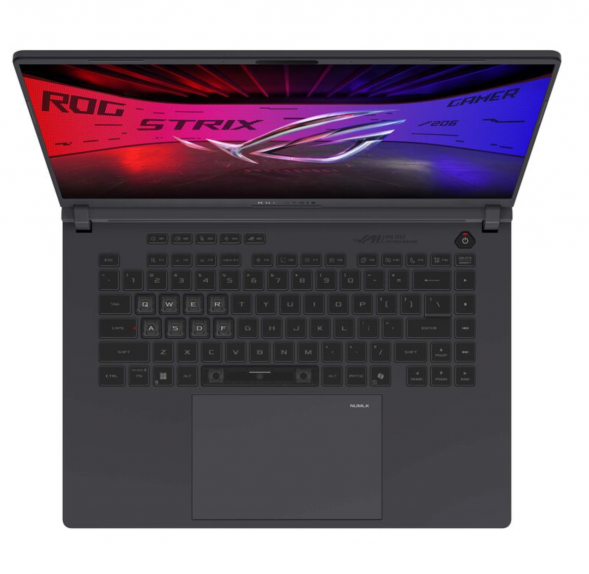 Ноутбук ASUS ROG Strix G16 2025 G615LR-S5222 (Intel Core Ultra 9 275HX 2700MHz/16&amp;quot;/2560x1600/32Gb/1Tb/NVIDIA GeForce RTX 5070Ti/Без ОС) Серый в Тамбове