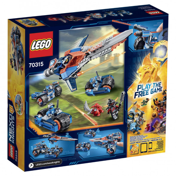 Конструктор LEGO Nexo Knights 70315 Устрашающий разрушитель Клэя в Тамбове