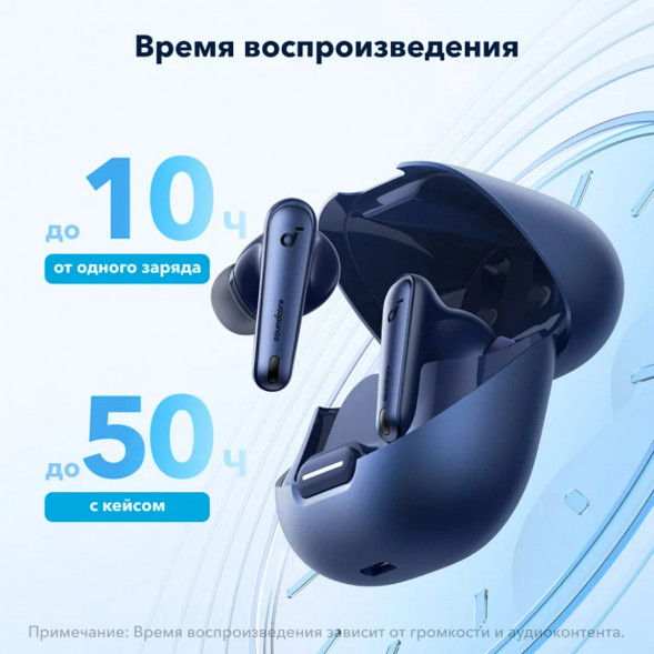 Беспроводные наушники Anker Soundcore Liberty 4 NC, Blue в Тамбове