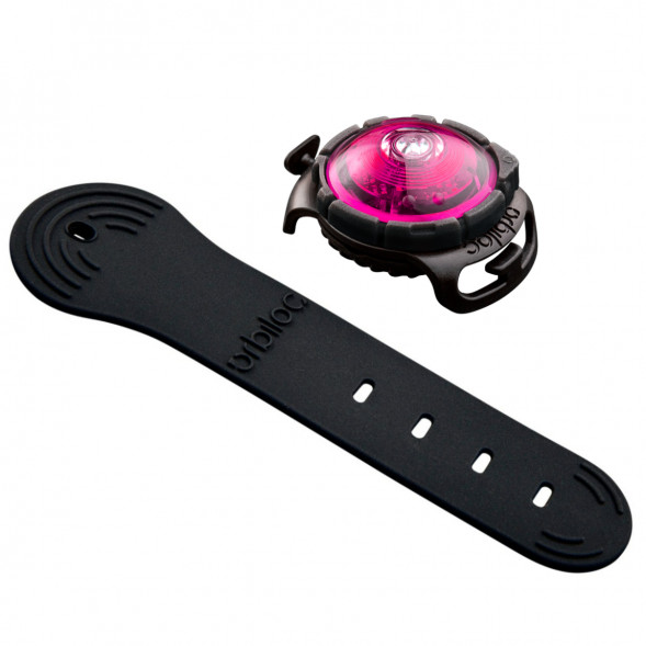 Фонарь для собак Orbiloc Dog Dual Fashion Colours, розовый в Тамбове