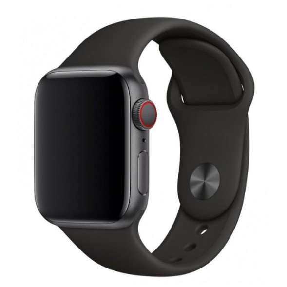 Ремешок для Apple Watch 44mm Black Sport Band (MTPL2ZM/A), черный в Тамбове