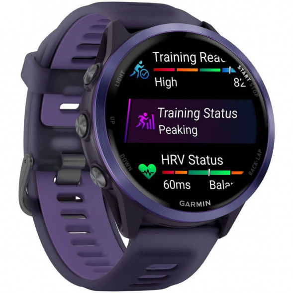 Умные часы Garmin Forerunner 570 47 мм Indigo Aluminium/Translucent Imperial Purple/Indigo 010-02971-02 в Тамбове
