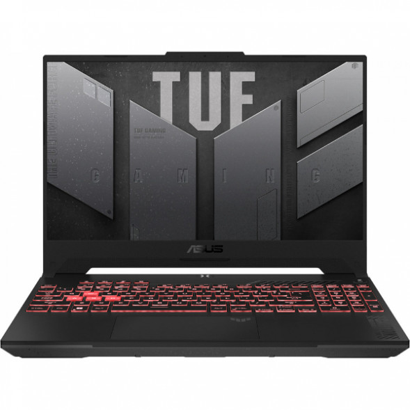 Ноутбук ASUS TUF Gaming 15 FA507NV-LP160 AMD Ryzen 5 7535HS, RAM 16 ГБ, SSD 512 ГБ, NVIDIA GeForce RTX 4060 для ноутбуков (8 Гб), Без системы, (90NR0E85-M00DT0), серый в Тамбове