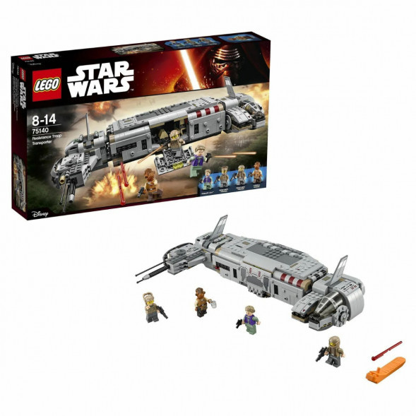 Конструктор LEGO Star Wars 75140 Военный транспорт Сопротивления в Тамбове