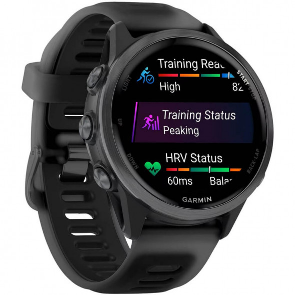 Умные часы Garmin Forerunner 570 42 мм Slate Grey Aluminium/Translucent Black 010-02970-00 в Тамбове