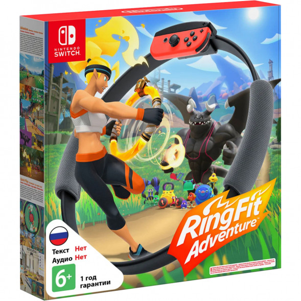 Ring Fit Adventure (Игра + контроллер Ring-Con + ремень на ногу Belt) [Nintendo Switch, английская версия] в Тамбове