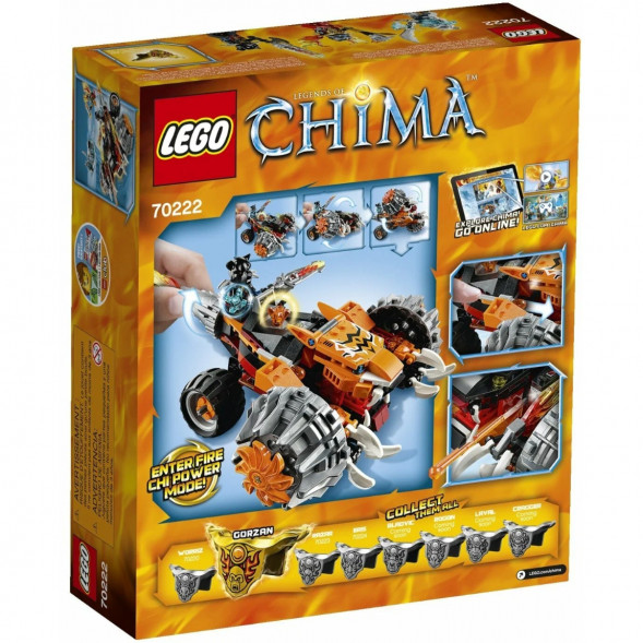 Конструктор LEGO Legends of Chima 70222 Огненный Вездеход Тормака в Тамбове