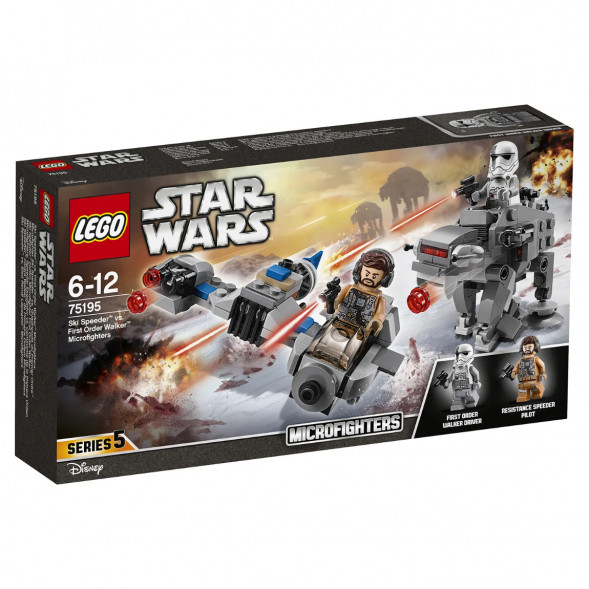 Конструктор LEGO Star Wars 75195 Бой пехотинцев Первого Ордена против спидера на лыжах в Тамбове