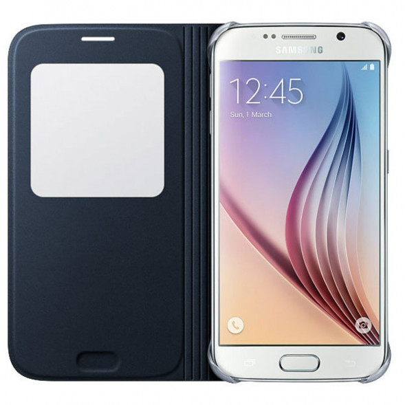 Чехол для Samsung Galaxy S6 S-View Cover (EF-CG920BBE), Black в Тамбове