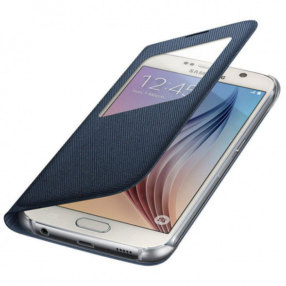 Чехол для Samsung Galaxy S6 S-View Cover (EF-CG920BBE), Black в Тамбове